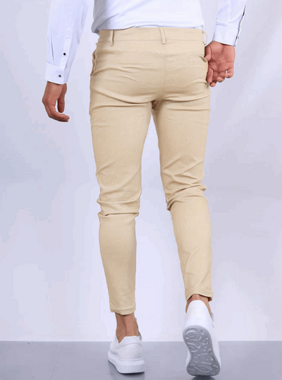 VertoFlex™ – męskie spodnie typu slim fit z elastycznym wykończeniem