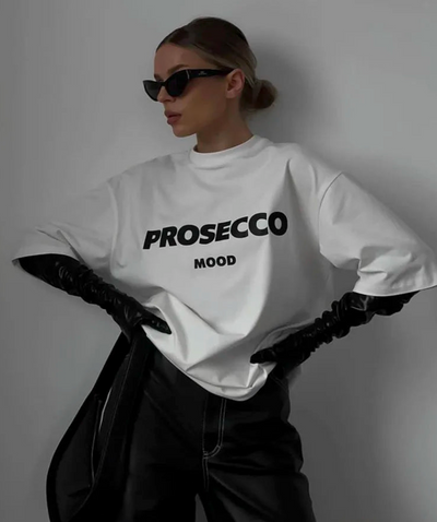 ProseccoFit™ – Oversize koszulka PROSECCO MOOD