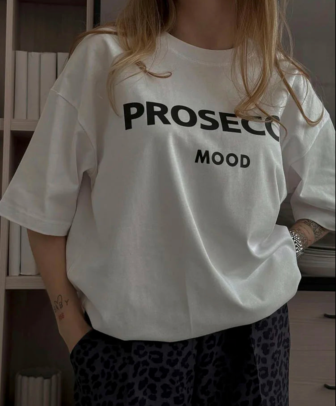 ProseccoFit™ – Oversize koszulka PROSECCO MOOD
