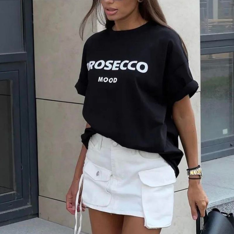 ProseccoFit™ – Oversize koszulka PROSECCO MOOD
